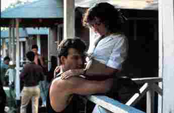 Patrick Swayze und Jennifer Grey als "Johnny" und "Baby" in "Dirty Dancing"
