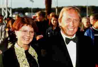 Claus Theo Gärtner und Brigitte Gärtner anlässlich der Verleihung des Deutschen Fernsehpreises in Köln am 7. Oktober 2000