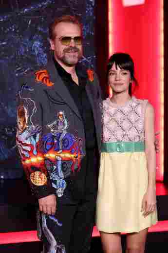 David Harbour und Lily Allen bei der Premiere der vierten Staffel von Stranger Things am 14. Mai 2022