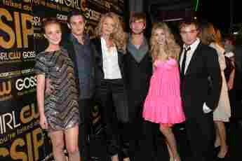 Der Cast von „Gossip Girl“ mit LEIGHTON MEESTER, PENN BADGLEY BLAKE LIVELY CHACE CRAWFORD TAYLOR MOMSEN ED WESTWICK am 19. September 2007