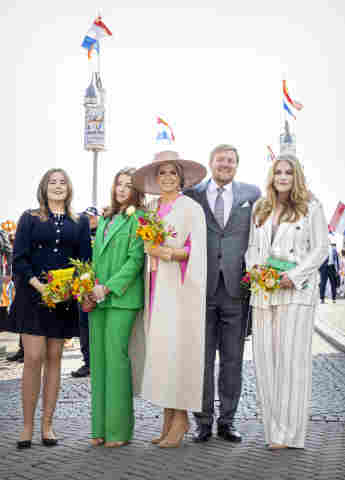 niederländische Königsfamilie Prinzessin Ariane Prinzessin Alexia Königin Máxima König Willem Alexander Prinzessin Amalia