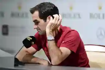 Roger Federer in Shanghai