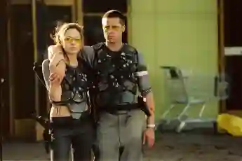 Angelina Jolie und Brad Pitt in der Komödie „Mr. & Mrs. Smith“