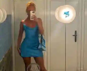 Anna Ermakova kurzen Slip-Dress