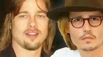 Hollywoodstars früher Brad Pitt, Johnny Depp