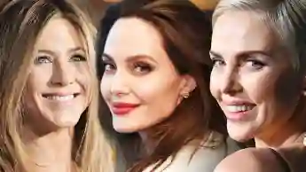 Charlize Theron, Jennifer Aniston,  Angelina Jolie Stars 40 Single