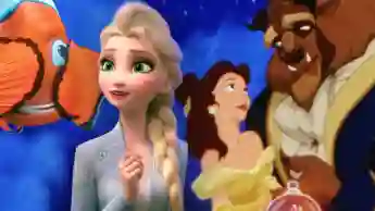 Findet Nemo, Elsa aus Frozen,  Die Schöne und das Biest- Belle und Kyle Kingson Botschaften in Kinderfilmen