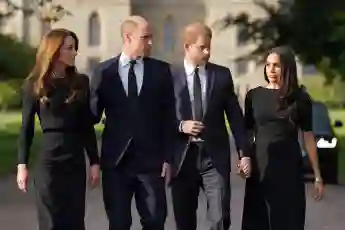 Herzogin Kate, Prinz William, Prinz Harry und Herzogin Meghan