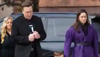 Elon Musk und Shivon Zilis im Februar 2025