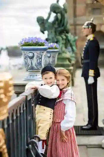 Prinzessin Estelle und Prinz Oscar am Nationalfeiertag