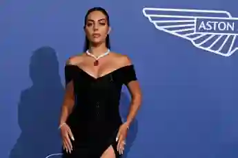 Georgina Rodríguez roter teppich heute heiß sexy