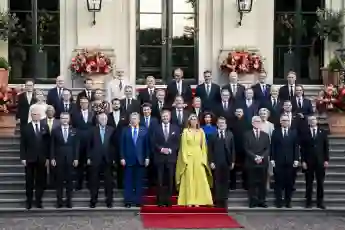 Königin Máxima und König Willem-Alexander beim Nato-Gipfel in Den Haag