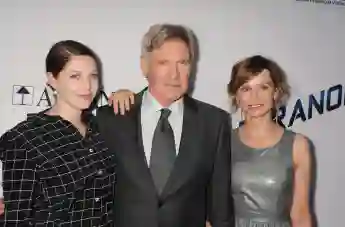 Harrison Ford mit Ehefrau Calista Flockhart und Tochter Georgia
