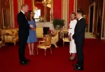 Herzogin Kate, Prinz William, Wolodymyr Selenskyj und Olena Selenska