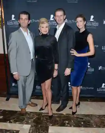 Ivana Trump und ihre Kinder Eric, Ivanka, Donald Jr.