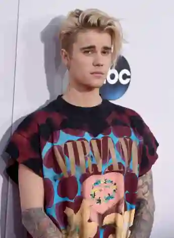 Justin Bieber im Nirvana T-Shirt