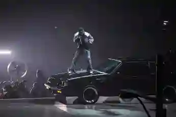 Kendrick Lamar in der Super Bowl Halbzeit Show