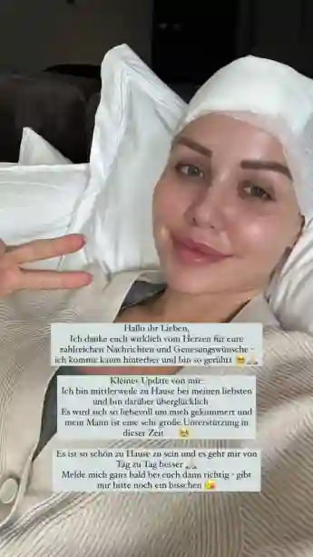 kim gloss update diagnose krankheit hirntumor operation