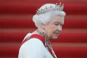 Königin Elisabeth II. auf Schloss Bellevue im Juni 2015