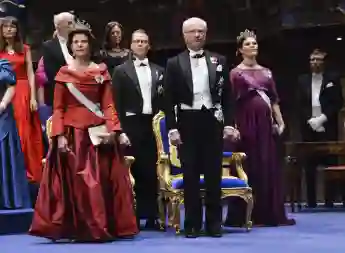 Schwedische Royals Nobelpreisverleihung 2015