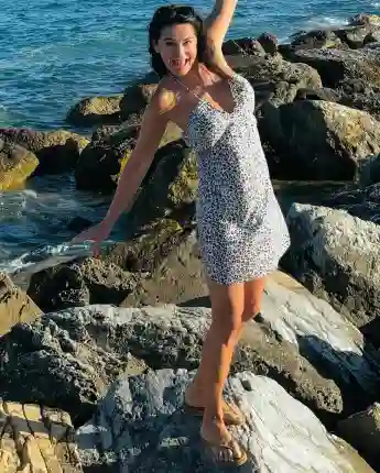 mariella ahrens heiß sexy sommerkleid auschnitt freizügig