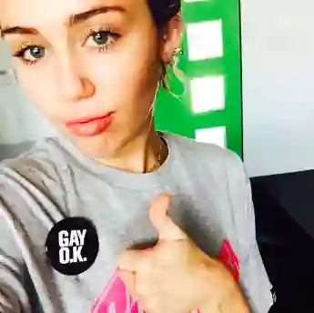 Miley Cyrus setzt mit diesem Button ein klares Statement