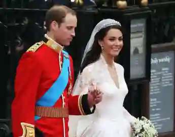 Prinz William und Prinzessin Kate bei ihrer Hochzeit 2011