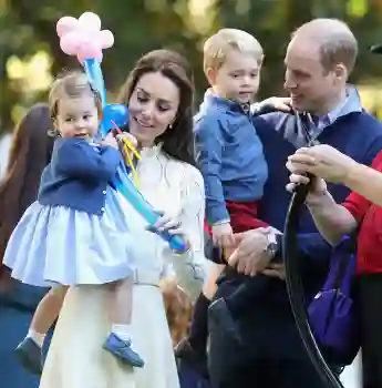 Prinzessin Charlotte, Herzogin Catherine, Prinz George und Prinz William in Kanada