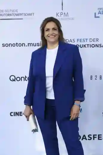 Rebecca Immanuel bei dem Fest der Produktionsallianz