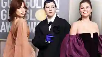 besten Looks jenna Ortega, selena gomez, Emma D'Arcy Golden globes