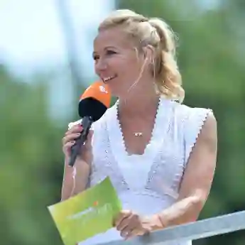 Andrea Kiewel beim „ZDF Fernsehgarten“ 2018