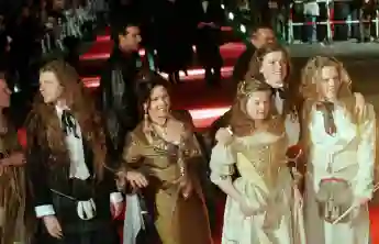 Barby, Michael Patrick und Angelo Kelly im Jahr 1998 bei der Goldenen Kamera