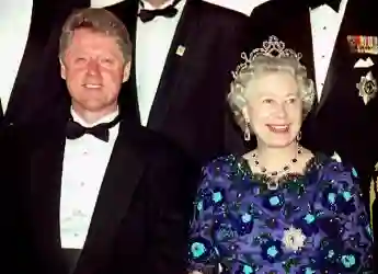 Bill Clinton und Königin Elisabeth II.