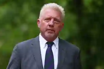 Boris Becker mit trauriger Miene im April 2022 in London.