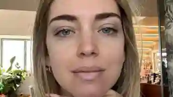 Chiara Ferragni komplett ungeschminkt