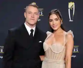 Christian McCaffrey und Olivia Culpo 2023