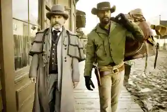 Christoph Waltz und Jamie Foxx in „Django Unchained“