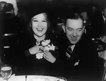 Stan Laurel mit seiner Frau Ida Kitaeva