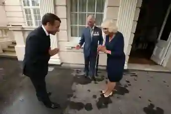 Emmanuel Macron, Prinz Charles und Herzogin Camilla