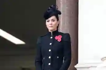 Herzogin Kate im Trauerdress beim „Remembrance Sunday“