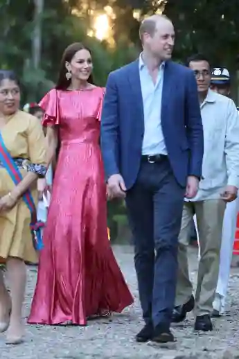 Herzogin Kate und Prinz William bei einem Empfang in Beliz am 21. März 2022