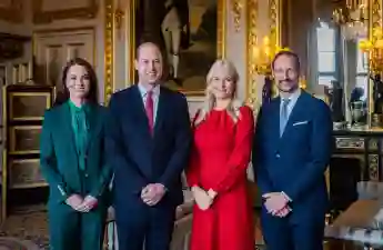 britischen Royals Herzogin Kate Prinz William norwegischen Kronprinzenpaar Mette-Marit Haakon