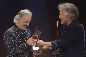 Klaus Voormann und Wolfgang Niedecken beim ECHO 2018