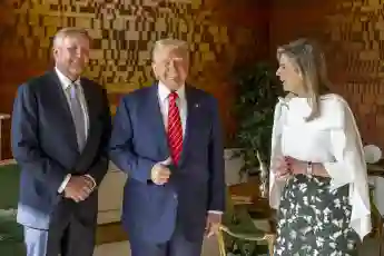 König Willem-Alexander, Donald Trump und Königin Maxima