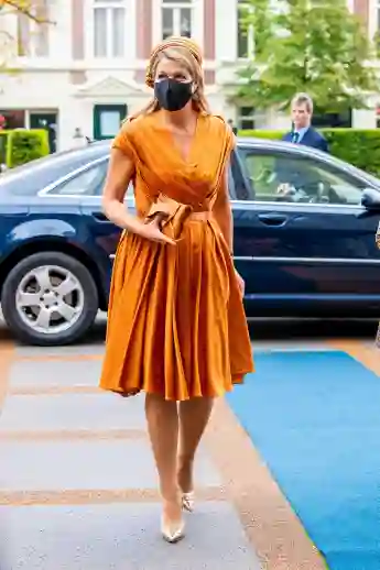 Königin Maxima Orange Kleid
