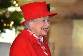 Königin Elisabeth II. im Windsor Castle Ende 2020