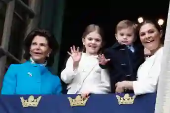 Königin Silvia Prinzessin Estelle Prinz Oscar und Prinzessin Victoria, König Carl Gustaf Geburtstag