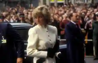 Lady Diana anlässlich eines Besuches in Köln am 2. November 1987