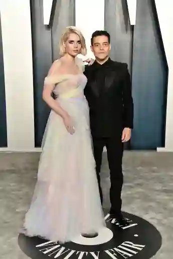 Lucy Boynton und Rami Malek bei der Vanity Fair Oscar Party am 9. Februar 2020