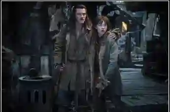 Luke Evans und John Bell in „Der Hobbit“